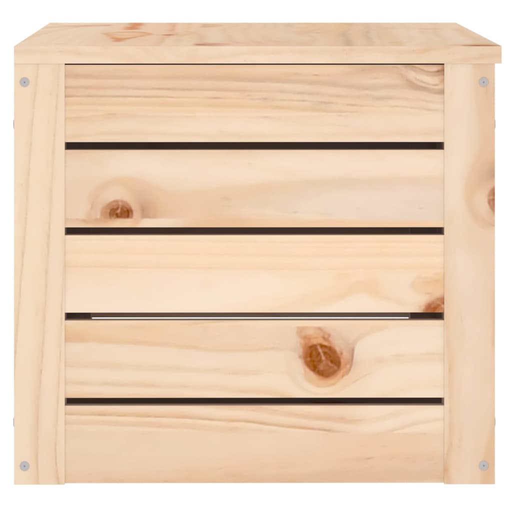 Storage Box 59.5x36.5x33 cm Solid Wood Pine