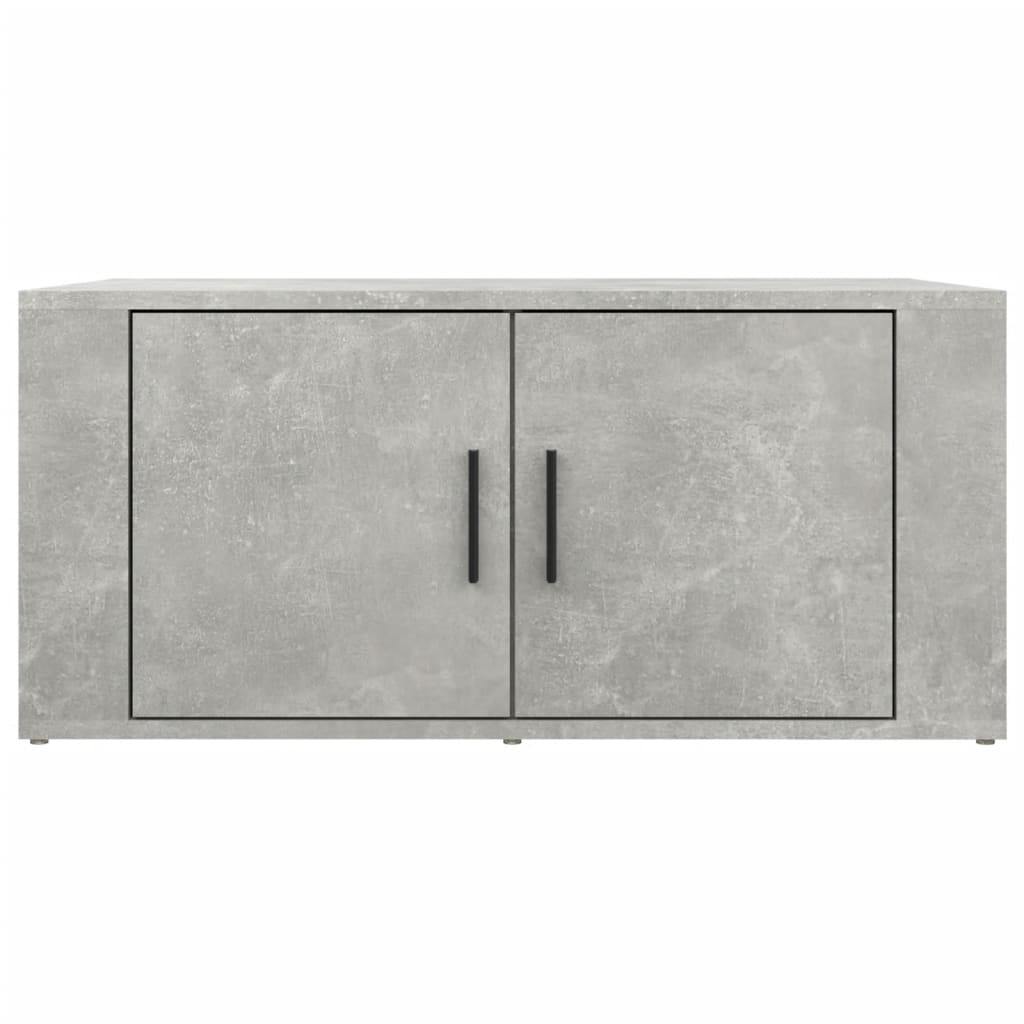 Coffee Table Concrete Grey 80x50x36 cm Engineered Wood