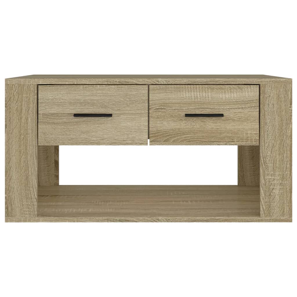 Coffee Table Sonoma Oak 80x50x40 cm Engineered Wood