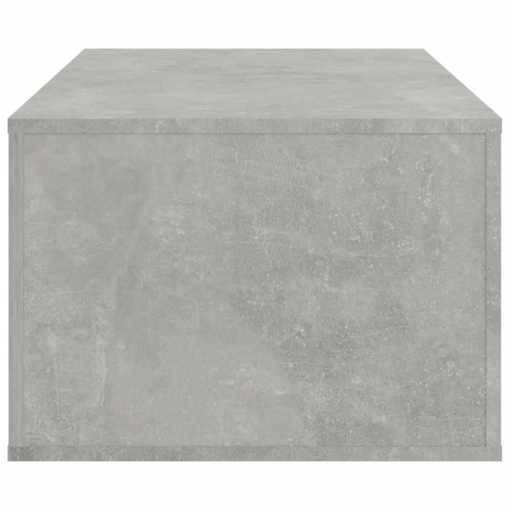 Coffee Table Concrete Grey 100x50.5x35 cm Engineered Wood