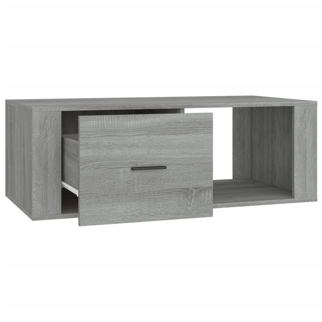 Coffee Table Grey Sonoma 100x50.5x35 cm Engineered Wood