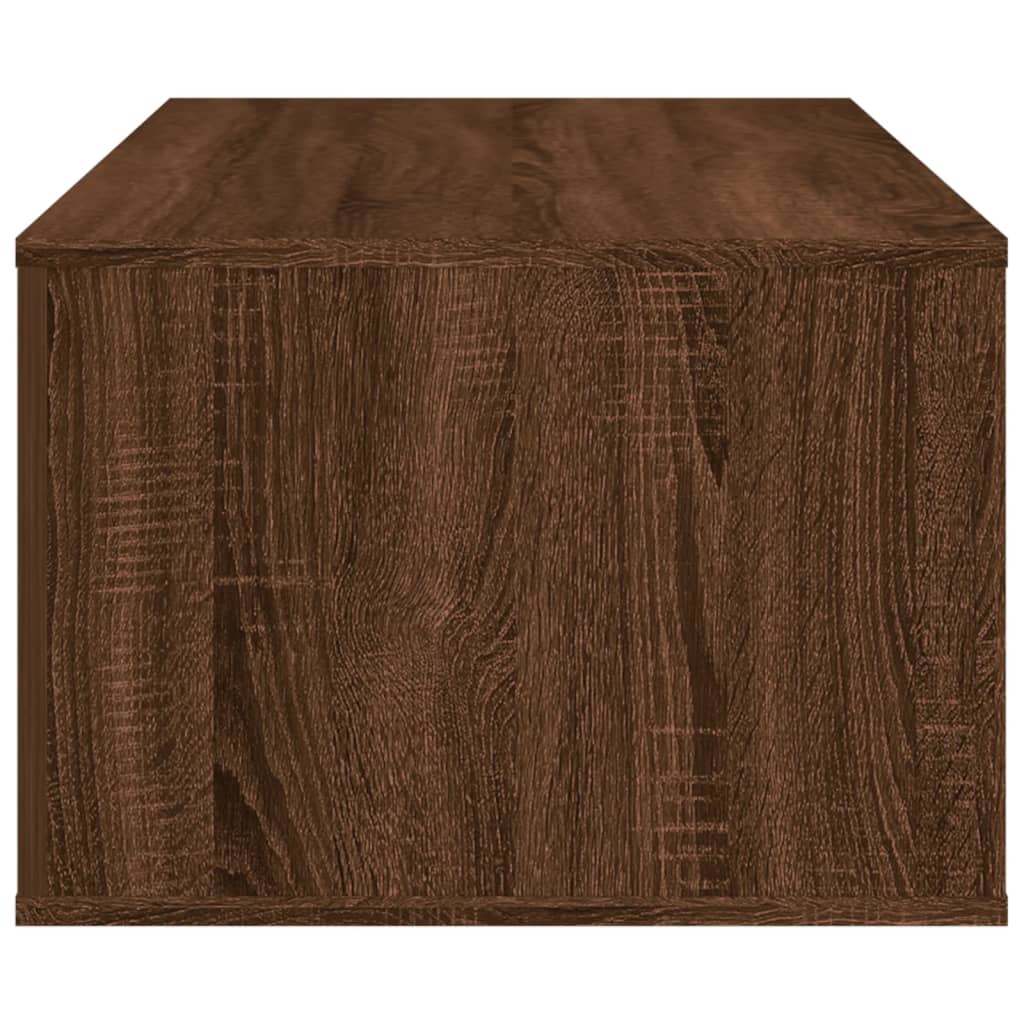 Coffee Table Brown Oak 100x50.5x35 cm Engineered Wood