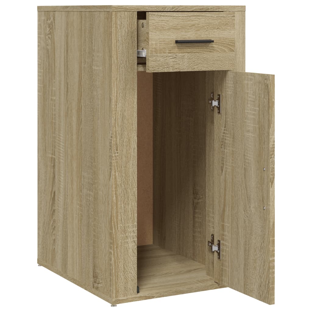 Desk Cabinet Sonoma Oak 40x49x75 cm Engineered Wood