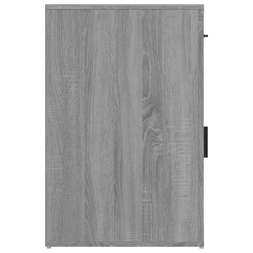 Desk Cabinet Grey Sonoma 40x49x75 cm Engineered Wood