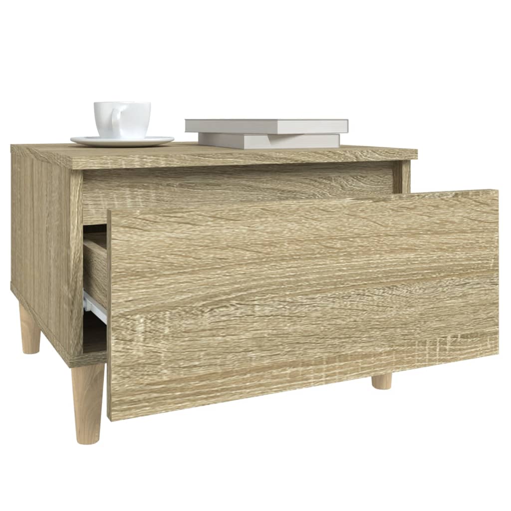 Side Table Sonoma Oak 50x46x35 cm Engineered Wood