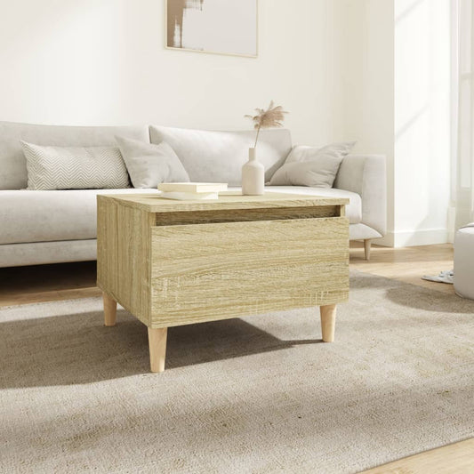 Side Table Sonoma Oak 50x46x35 cm Engineered Wood