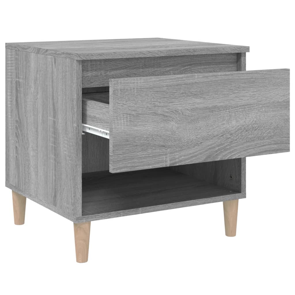 Bedside Tables 2 pcs Grey Sonoma 50x46x50 cm Engineered Wood