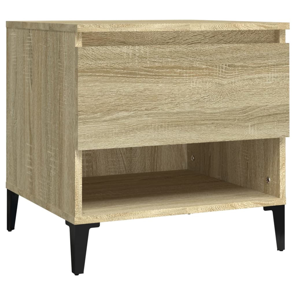 Side Table Sonoma Oak 50x46x50 cm Engineered Wood