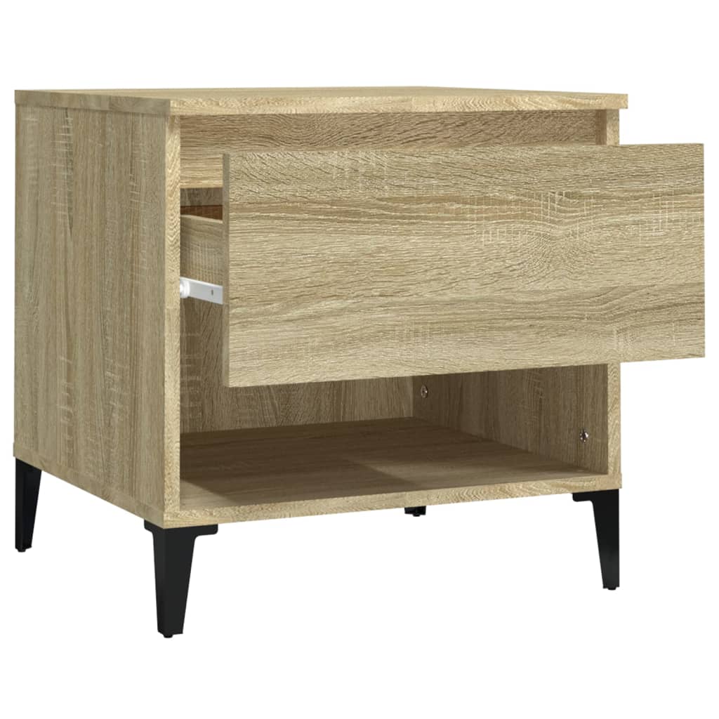 Side Table Sonoma Oak 50x46x50 cm Engineered Wood