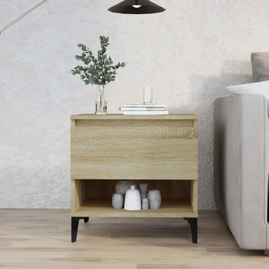 Side Table Sonoma Oak 50x46x50 cm Engineered Wood