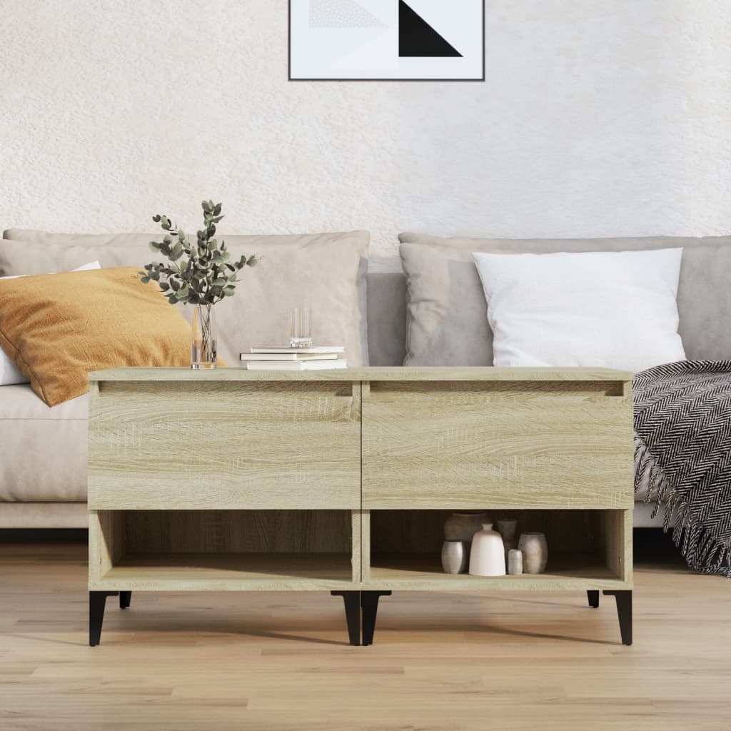 Side Tables 2 pcs Sonoma Oak 50x46x50 cm Engineered Wood