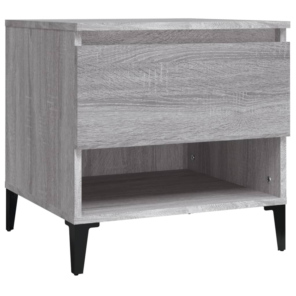 Side Tables 2 pcs Grey Sonoma 50x46x50 cm Engineered Wood