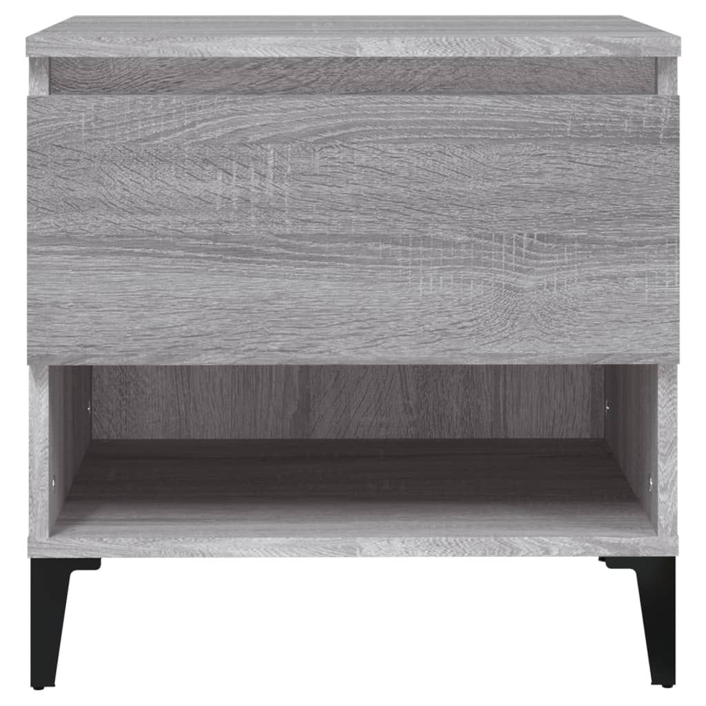 Side Tables 2 pcs Grey Sonoma 50x46x50 cm Engineered Wood