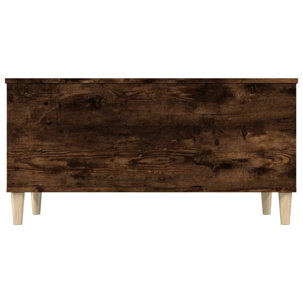 Coffee Table Smoked Oak 90x44.5x45 cm Engineered Wood