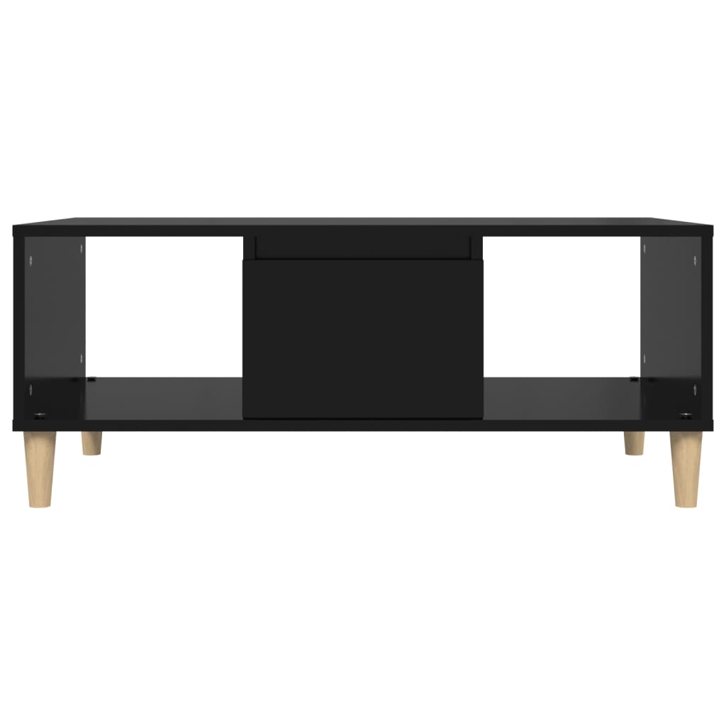 Coffee Table Black 90x50x36.5 cm Engineered Wood