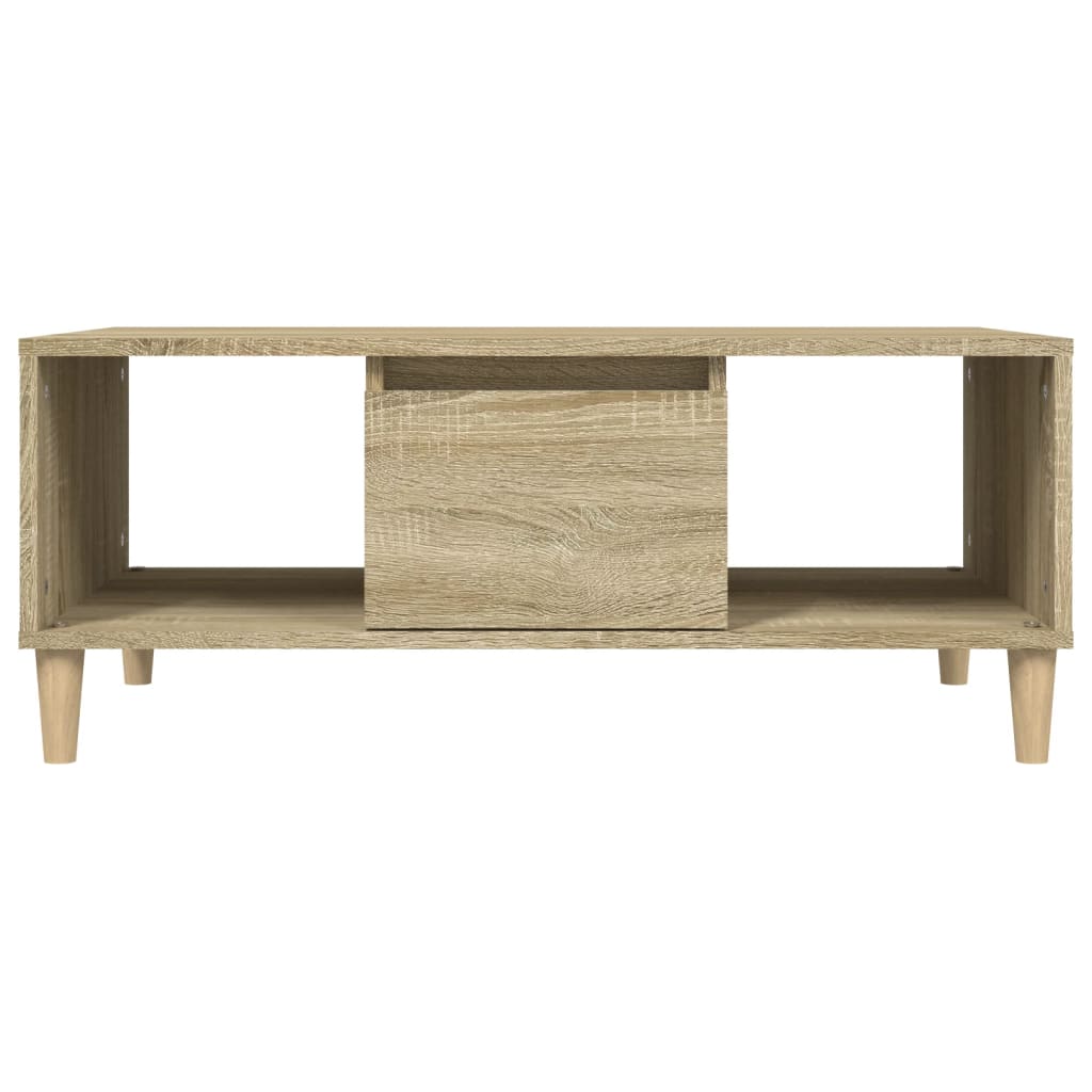 Coffee Table Sonoma Oak 90x50x36.5 cm Engineered Wood