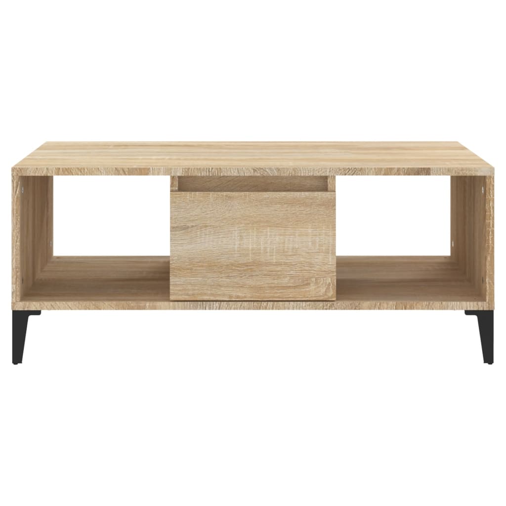 Coffee Table Sonoma Oak 90x50x36.5 cm Engineered Wood