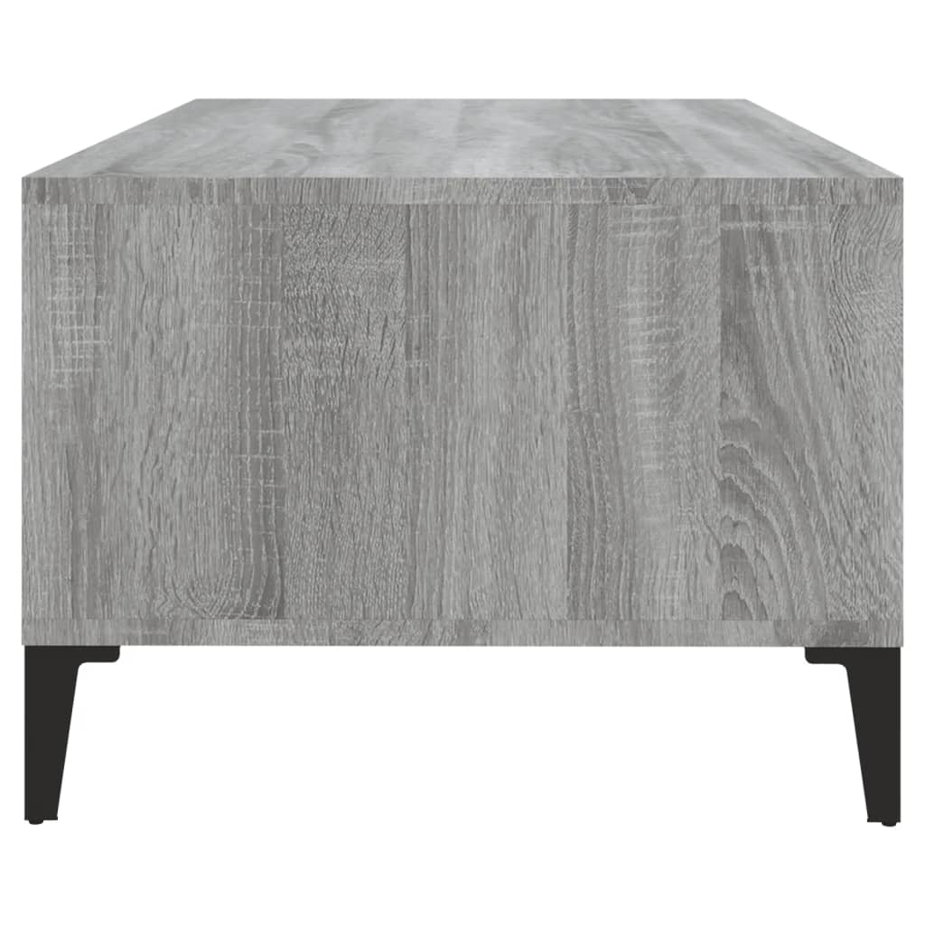 Coffee Table Grey Sonoma 90x50x36.5 cm Engineered Wood