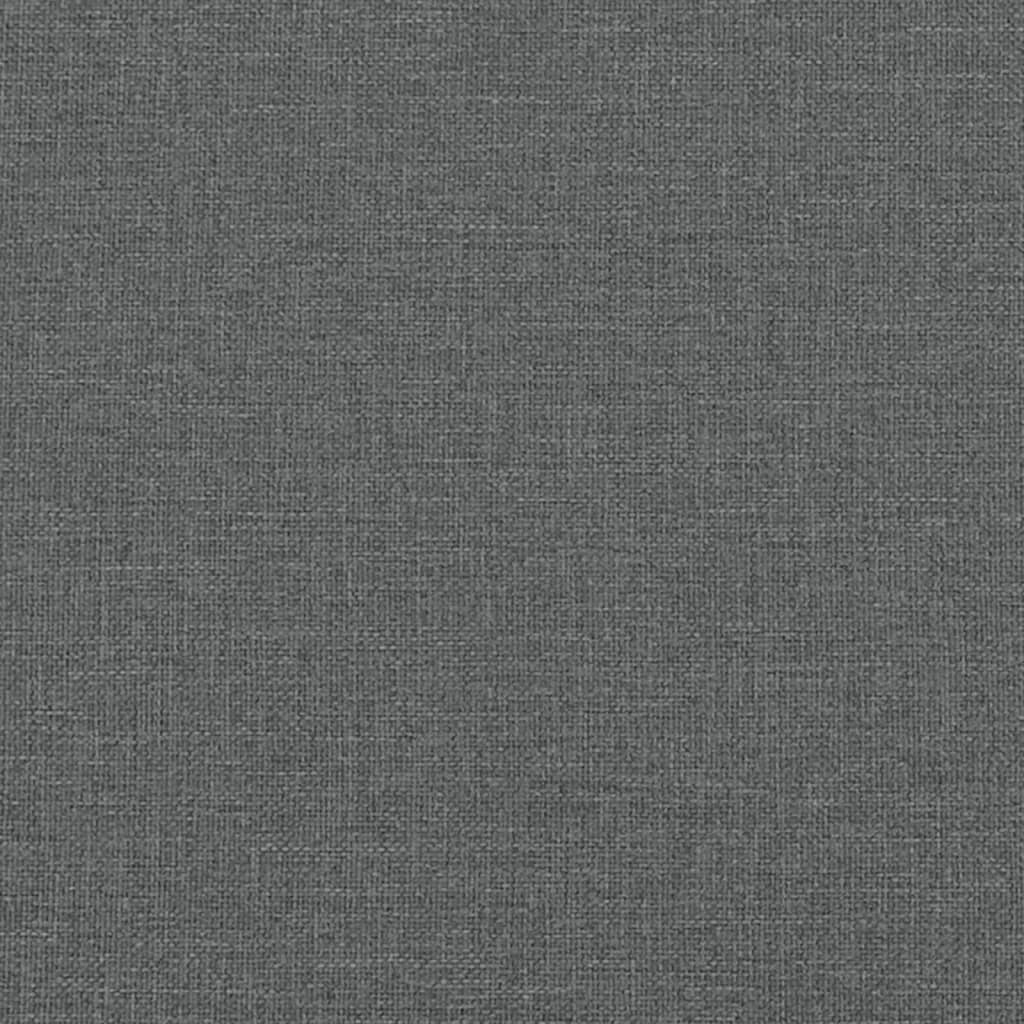 Bench Dark Grey 100x75x76 cm Fabric