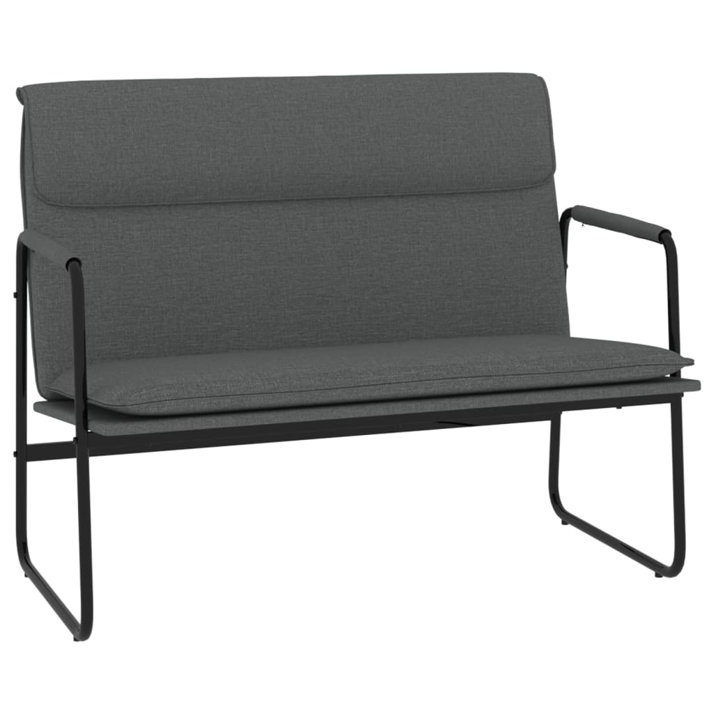 Bench Dark Grey 100x64x80 cm Fabric