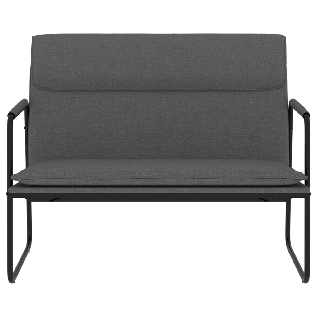 Bench Dark Grey 100x64x80 cm Fabric