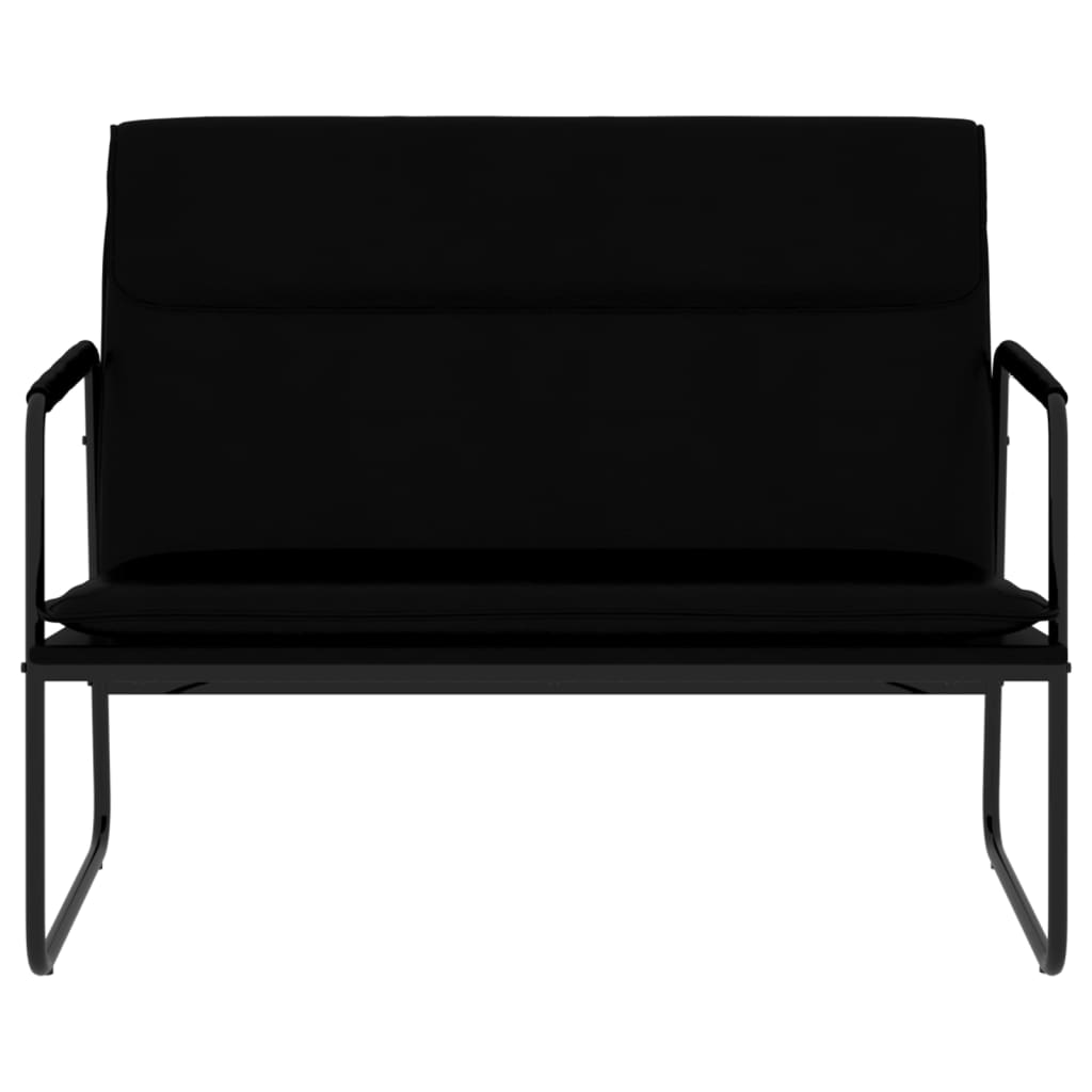 Bench Black 100x64x80 cm Faux Leather