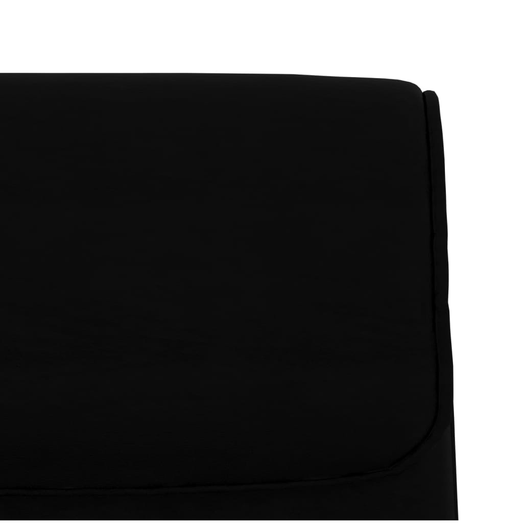 Bench Black 100x64x80 cm Faux Leather