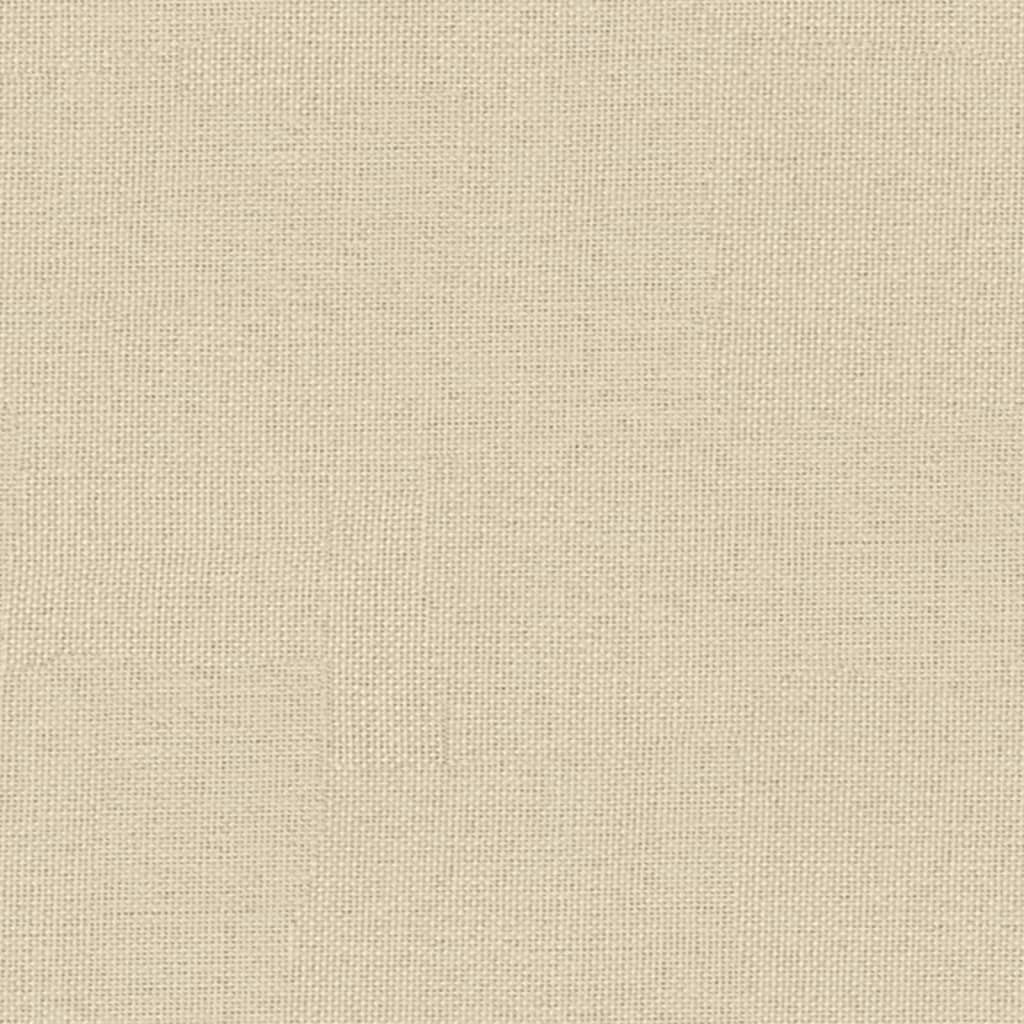 Bench Cream 110x76x80 cm Fabric