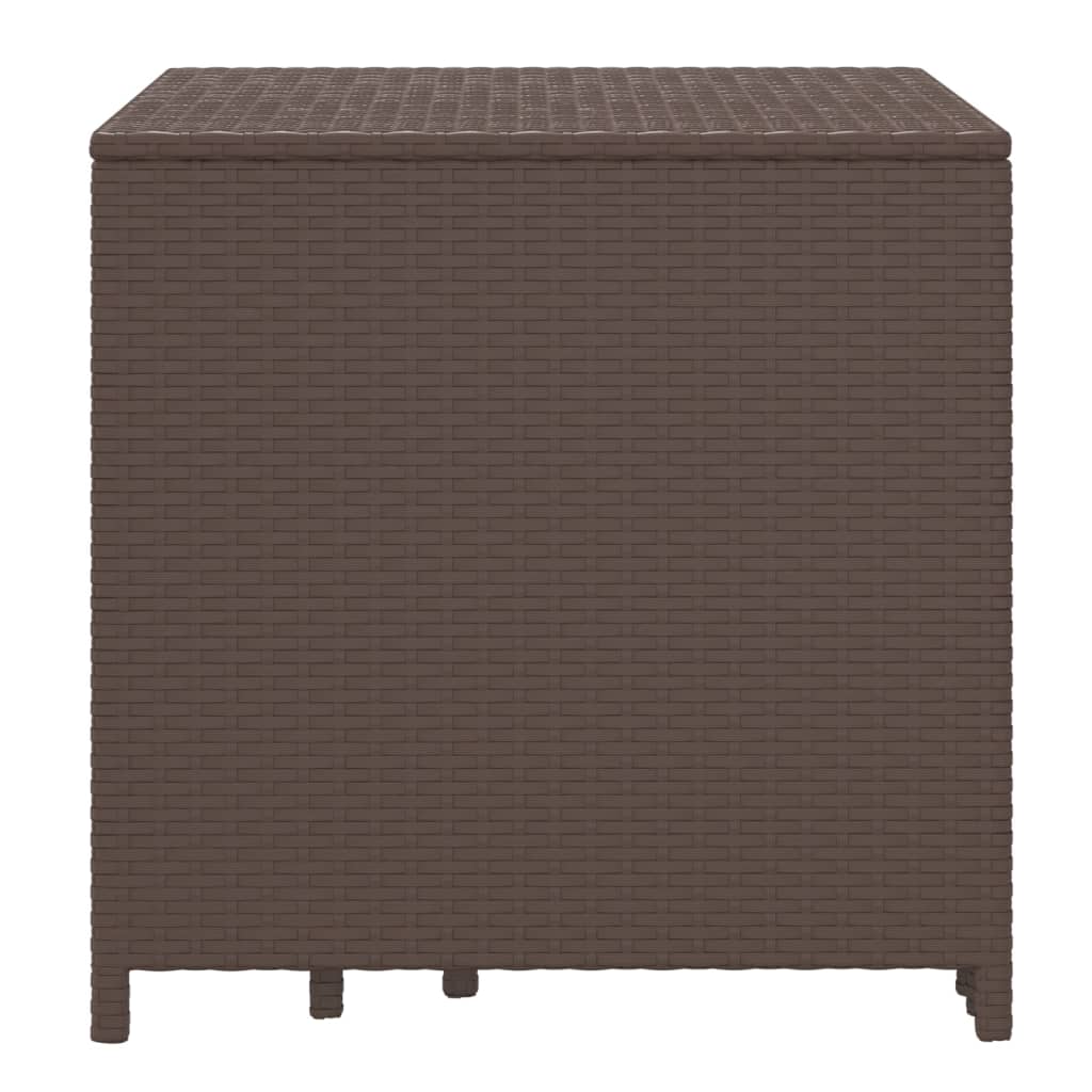 Nesting Tables 3 pcs Brown Poly Rattan