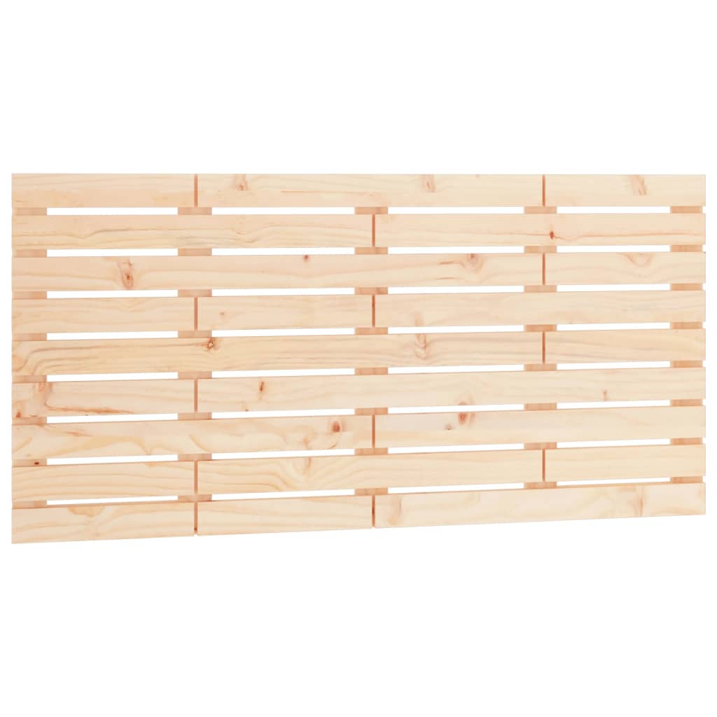 Wall Headboard 141x3x63 cm Solid Wood Pine