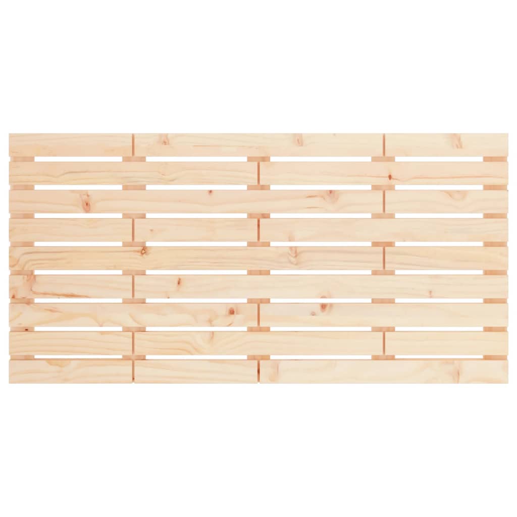 Wall Headboard 141x3x63 cm Solid Wood Pine