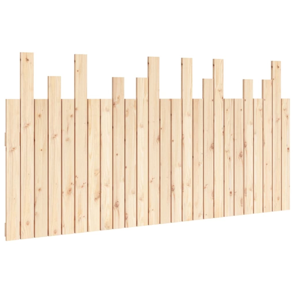 Wall Headboard 159.5x3x80 cm Solid Wood Pine