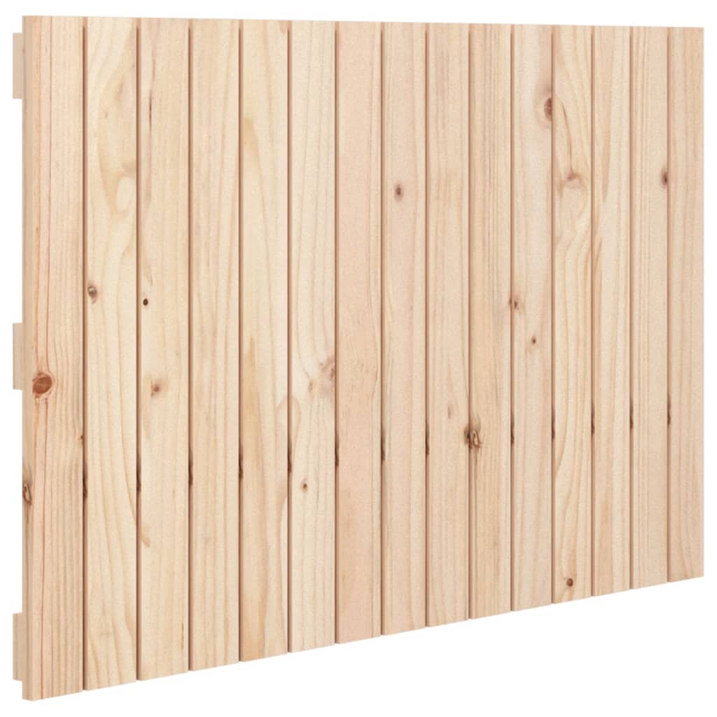 Wall Headboard 95.5x3x60 cm Solid Wood Pine