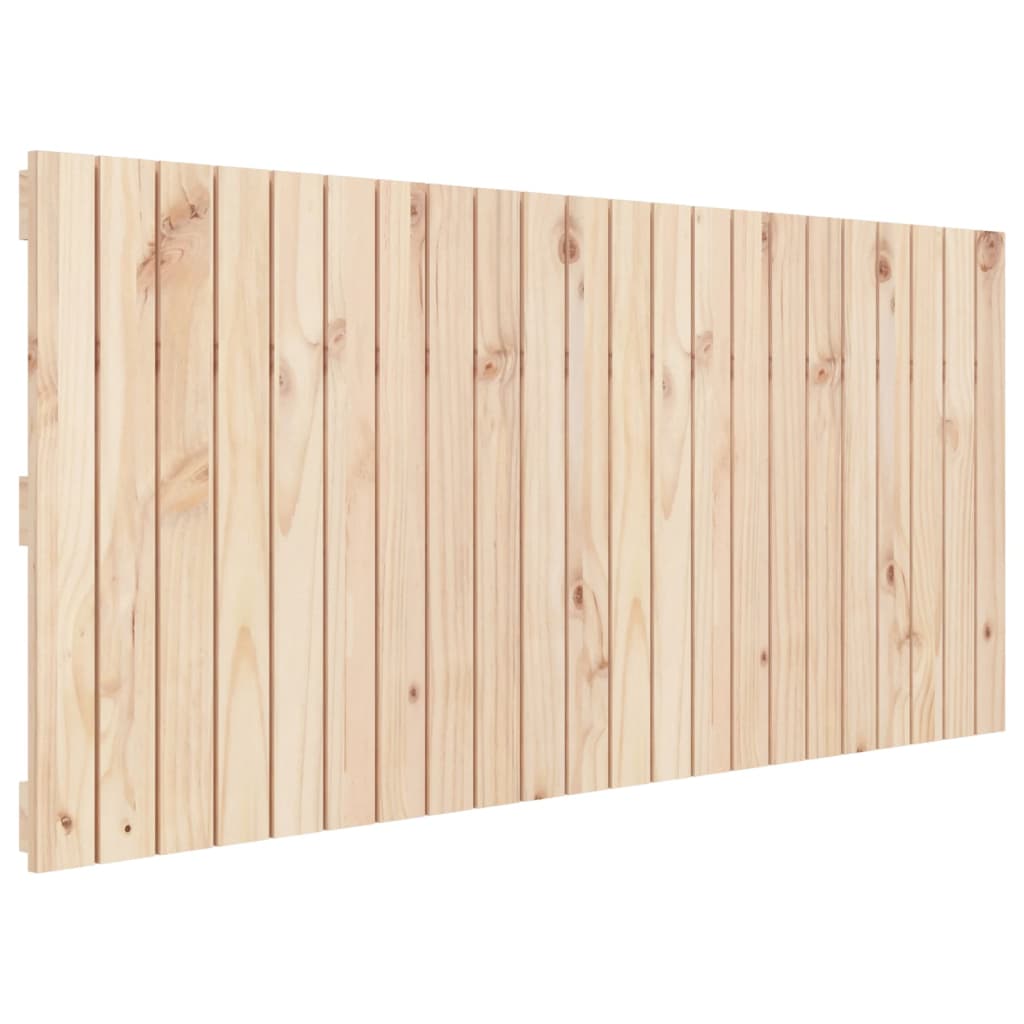 Wall Headboard 140x3x60 cm Solid Wood Pine