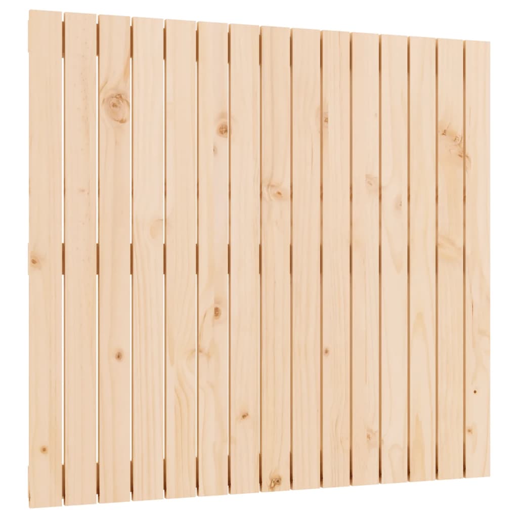 Wall Headboard 95.5x3x90 cm Solid Wood Pine