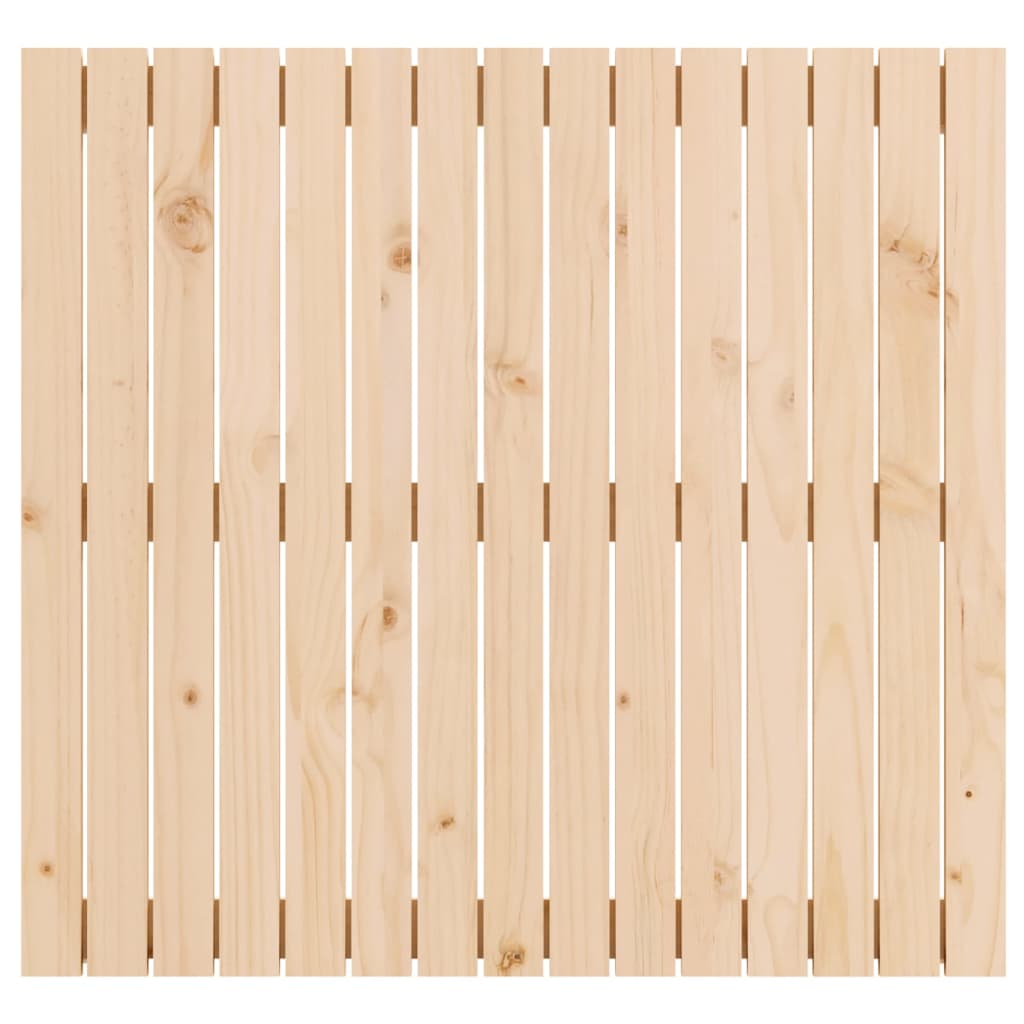 Wall Headboard 95.5x3x90 cm Solid Wood Pine