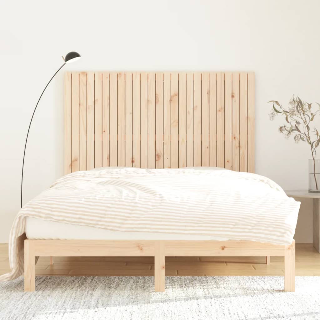 Wall Headboard 159.5x3x110 cm Solid Wood Pine