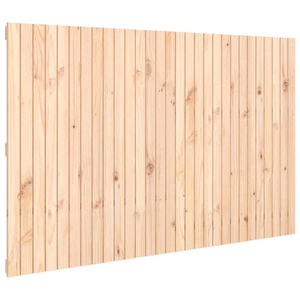 Wall Headboard 185x3x110 cm Solid Wood Pine