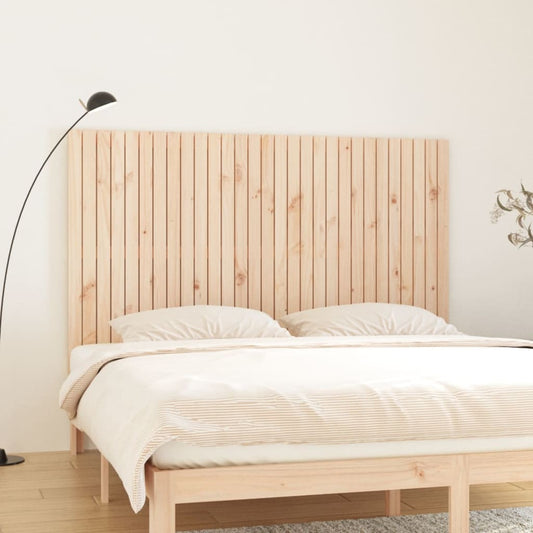 Wall Headboard 185x3x110 cm Solid Wood Pine