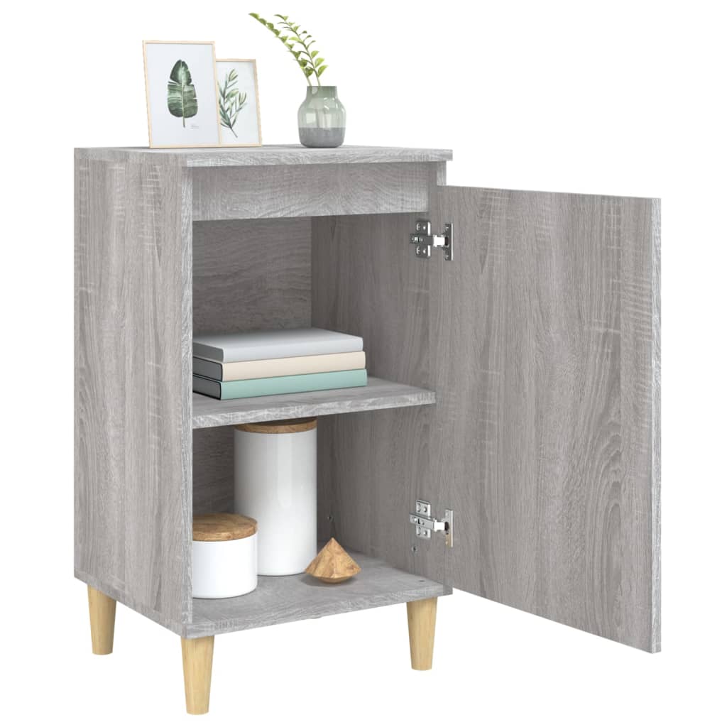 Bedside Cabinets 2 pcs Grey Sonoma 40x35x70 cm Engineered Wood