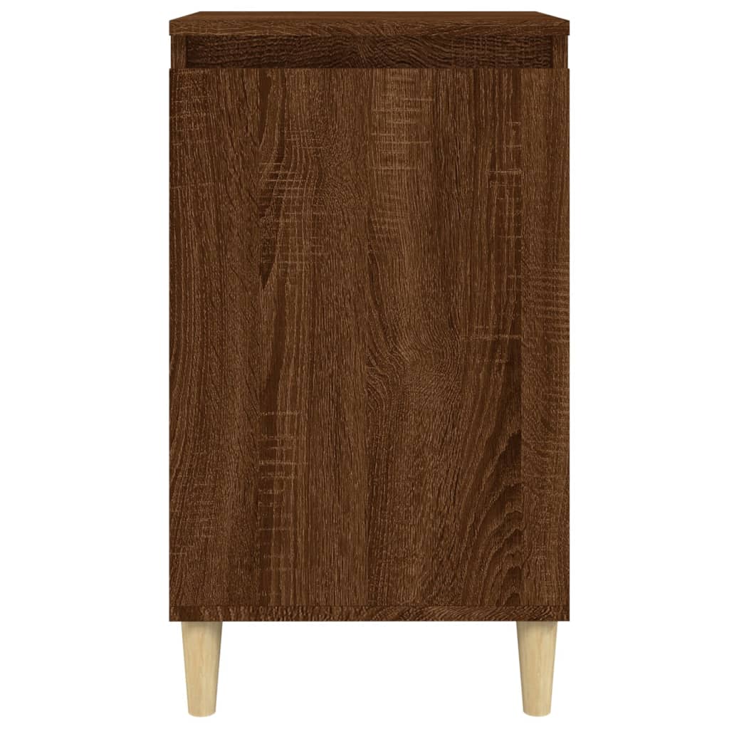 Bedside Cabinets 2 pcs Brown Oak 40x35x70 cm Engineered Wood