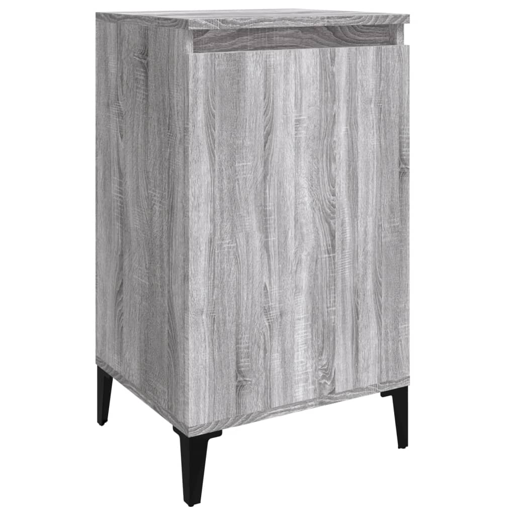 Bedside Cabinet Grey Sonoma 40x35x70 cm Engineered Wood