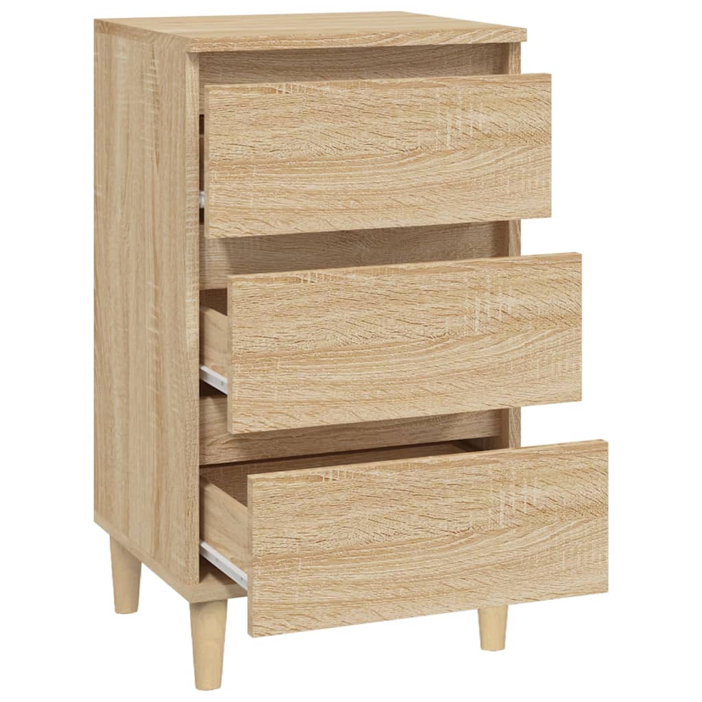 Bedside Cabinet Sonoma Oak 40x35x70 cm Engineered Wood