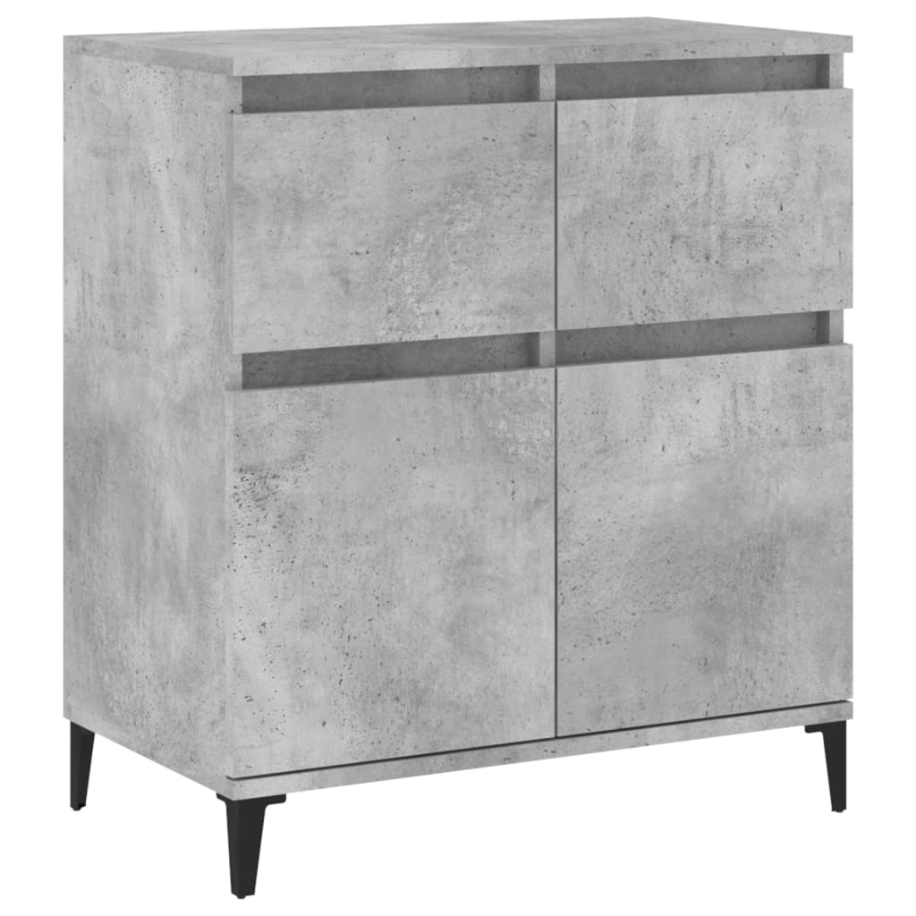 Sideboard Concrete Grey 60x35x70 cm Engineered Wood