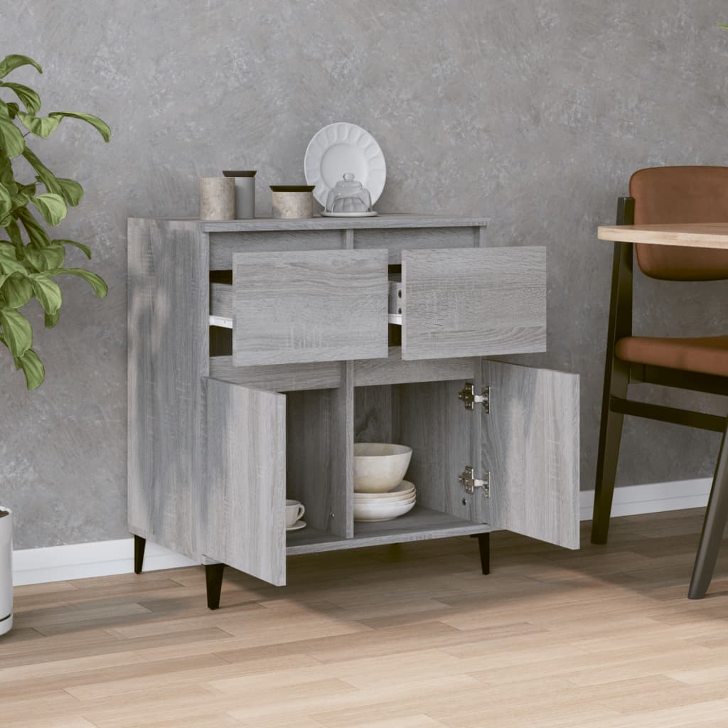 Sideboard Grey Sonoma 60x35x70 cm Engineered Wood