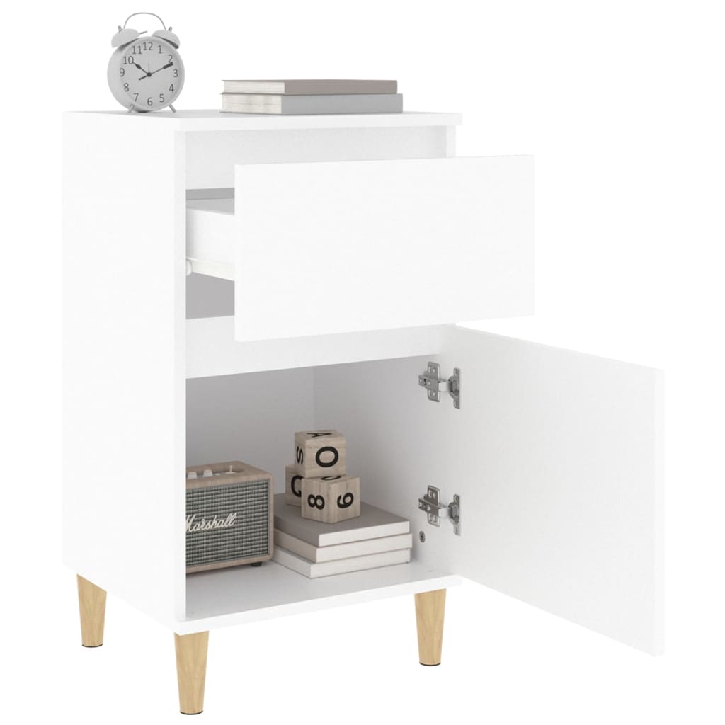 Bedside Cabinets 2 pcs White 40x35x70 cm