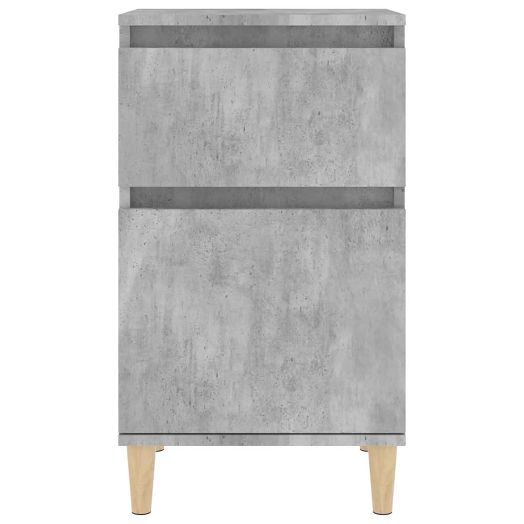 Bedside Cabinets 2 pcs Concrete Grey 40x35x70 cm