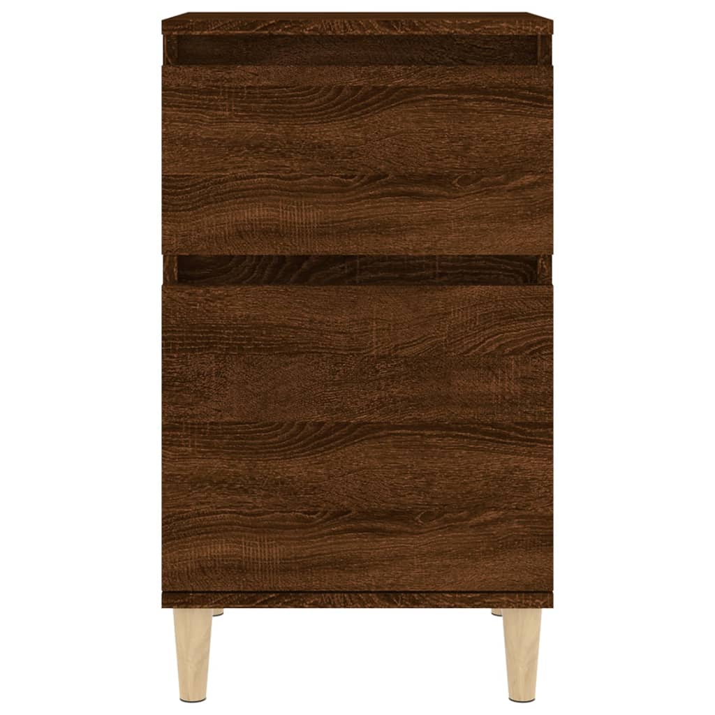 Bedside Cabinet Brown Oak 40x35x70 cm