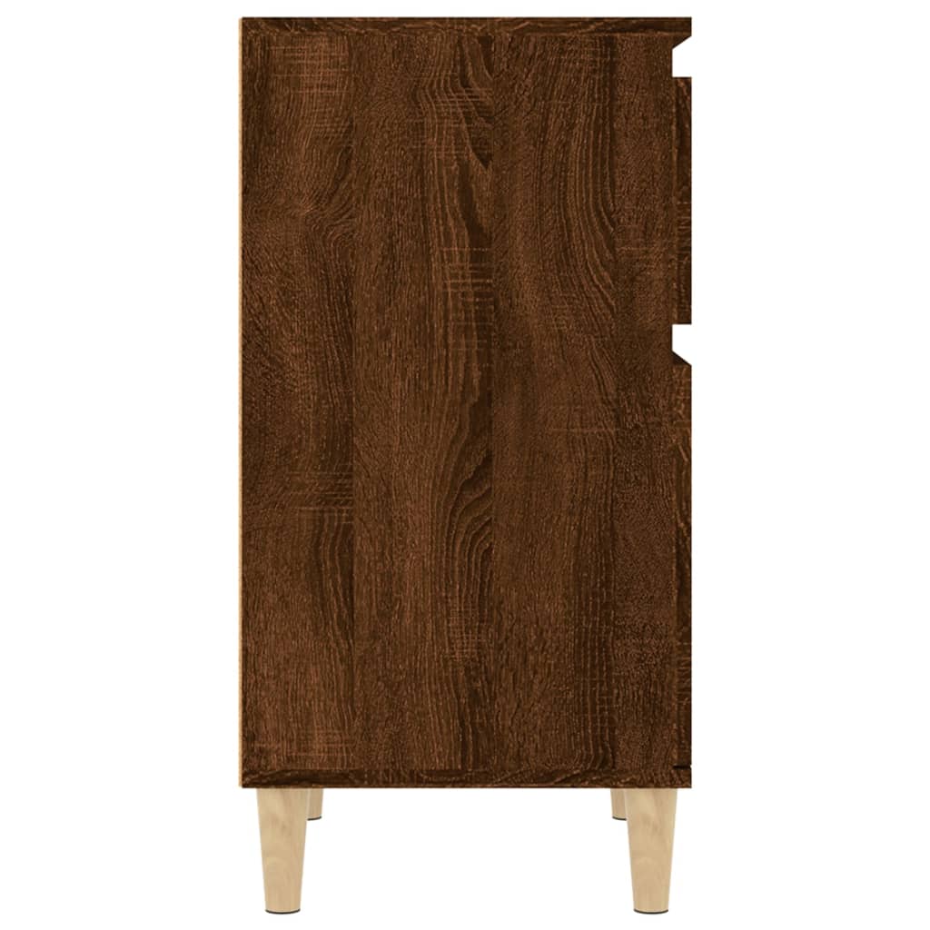 Bedside Cabinet Brown Oak 40x35x70 cm