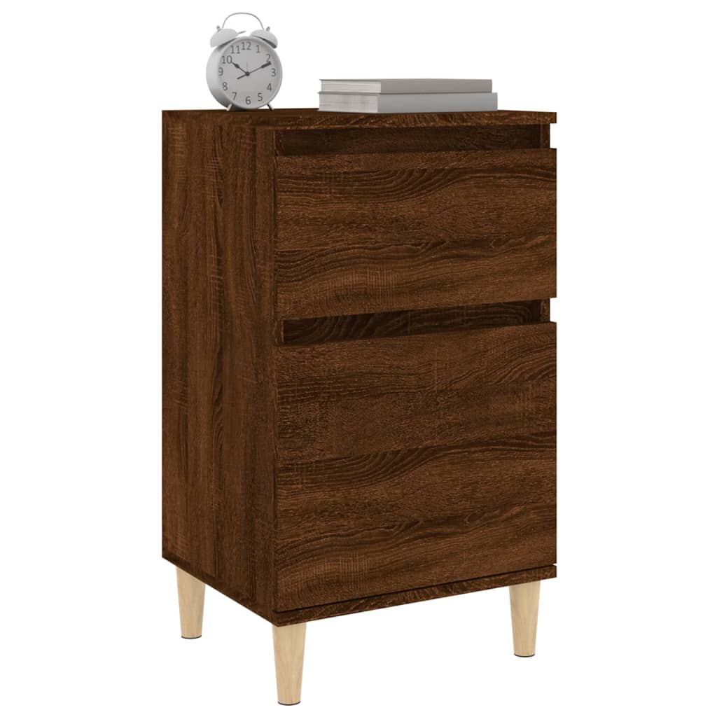 Bedside Cabinets 2 pcs Brown Oak 40x35x70 cm